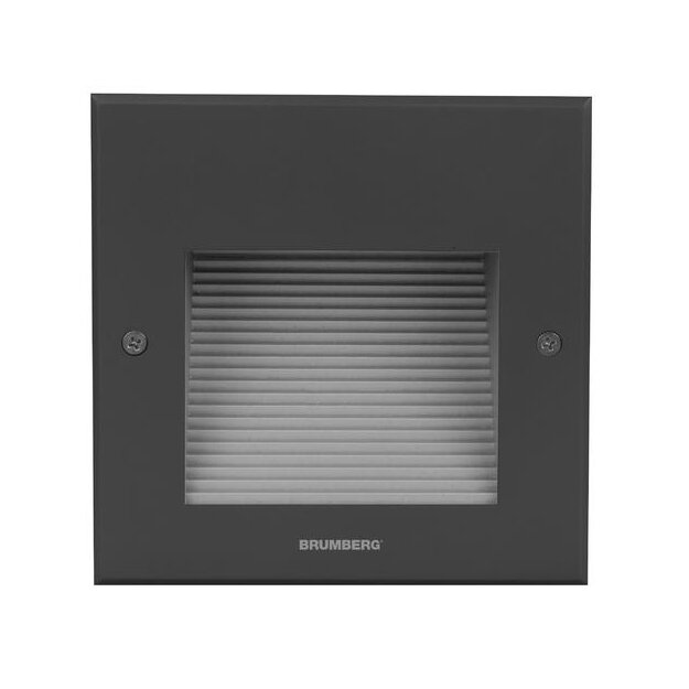 Brumberg 60208183 LED-Wandeinbauleuchte Strukturschwarz