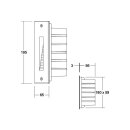 Brumberg 60210183 LED-Wandeinbauleuchte Strukturschwarz