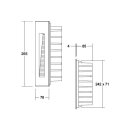 Brumberg 60211183 LED-Wandeinbauleuchte Strukturschwarz