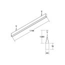 Brumberg 77213084 Pendelprofil direkt Mikroprisma 4000K...