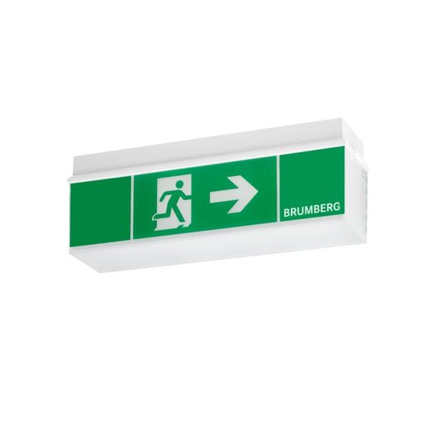 Brumberg 79031004 LED-Rettungszeichenleuchte 2,4W Erkennungsweite 18m Decken- oder Wandanbau