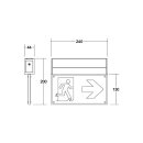 Brumberg 79230264 RESCUE TWO LED-Rettungszeichenleuchte...