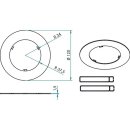Brumberg 81004020 Reduzierring 120 mm DA 68-74 mm Chrom