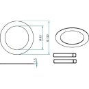 Brumberg 81007070 Reduzierring 120 mm DA 83 mm Weiß