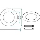 Brumberg 81014080 Reduzierring 150 mm DA 96 mm Schwarz