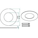 Brumberg 81015070 Reduzierring 180 mm DA 96 mm Weiß