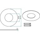 Brumberg 81016080 Reduzierring 210 mm DA 96 mm Schwarz