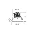 Brumberg 88681185 LED-Einbaurichtstrahler CORE 34,4W...
