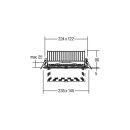 Brumberg 88687183 LED-Wallwasher CORE 45W 110° 3000K...