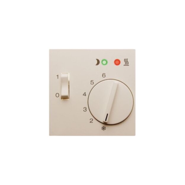Berker 16728982 Zentralstück für Fußbodentemperaturregler inkl. Fühler S.1 Weiß glänzend