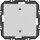 Berker 24116284 Wandsendermodul EnOcean mit Wippe mit Aufdruck Symbol Pfeile Q.X Alu samt