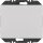 Berker 24117103 Wandsendermodul EnOcean mit Wippe K.5 Alu matt