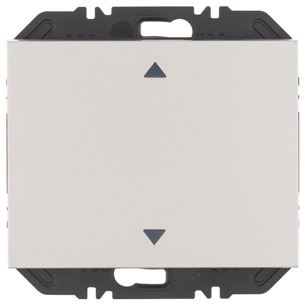 Berker 24117204 Wandsendermodul EnOcean mit Wippe mit Aufdruck Symbol Pfeile K.5 Edelstahl matt