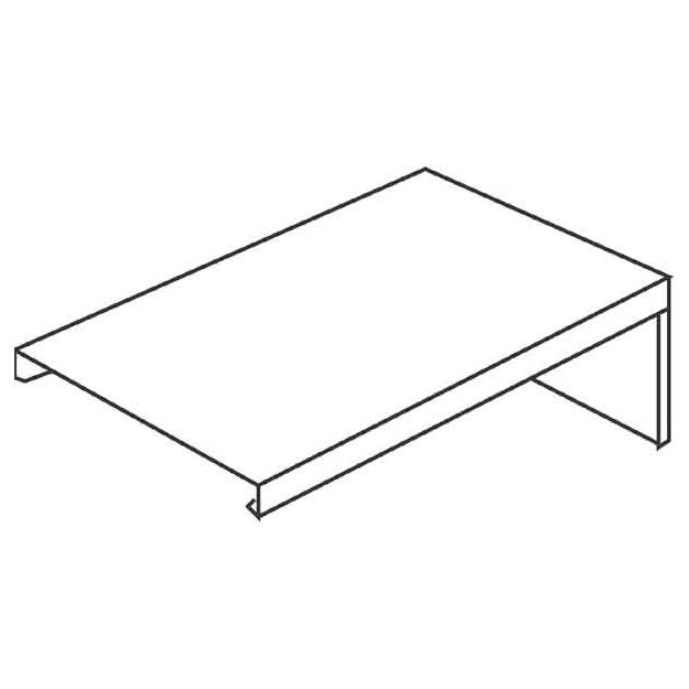 Kleinhuis E4040.1 Endstück 40x38 mm Kunststoff ABS RAL 7030 Steingrau