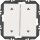 Berker 24126289 Wandsendermodul EnOcean mit Wippe 2-fach mit Symbol Pfeile Q.X Polarweiß samt