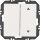Berker 24126389 Wandsendermodul EnOcean mit Wippe 2-fach einseitig mit Symbol Pfeile Q.X Polarweiß glänzend