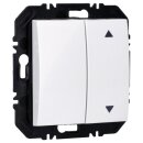 Berker 24128389 Wandsendermodul EnOcean mit Wippe 2-fach einseitig mit Symbol Pfeile S.1 Polarweiß glänzend