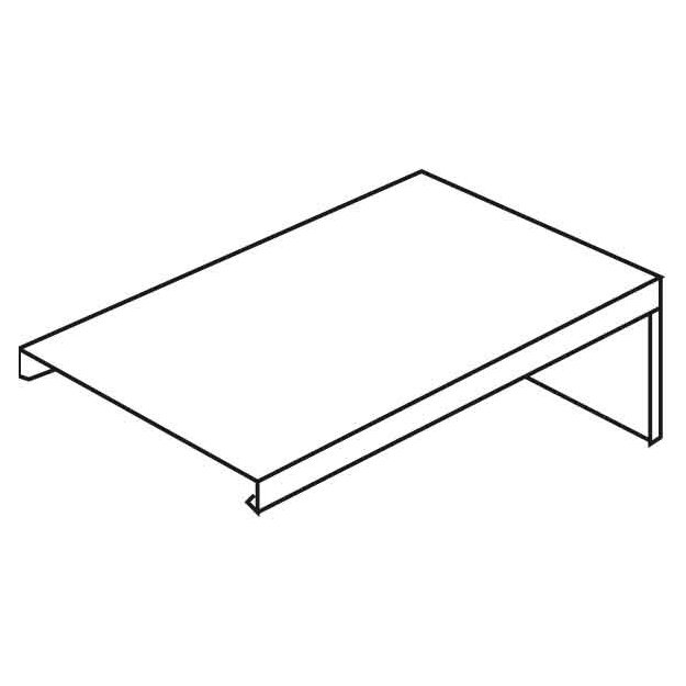 Kleinhuis ES6090.3 Endstück 60x88 mm Kunststoff ASA RAL 9010 Reinweiß