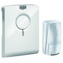 Grothe 43516 Funkgong Set Echo Weiß Reichweite 500...
