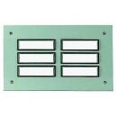 Grothe 55826 Etagenplatte Aluminium Silber eloxiert EV1...