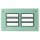 Grothe 55826 Etagenplatte Aluminium Silber eloxiert EV1 ETA 833 EV1