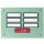 Grothe 55827 Etagenplatte Aluminium Silber eloxiert EV1 ETA 834 EV1