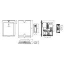 Grothe 43410 Funkgong Set Mistral 600 Weiß