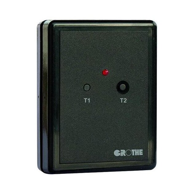 Grothe 43380 Mobiler Empfänger Schwarz Reichweite 500 m im Freifeld,868,35 MHz Mistral 800 Mobile S
