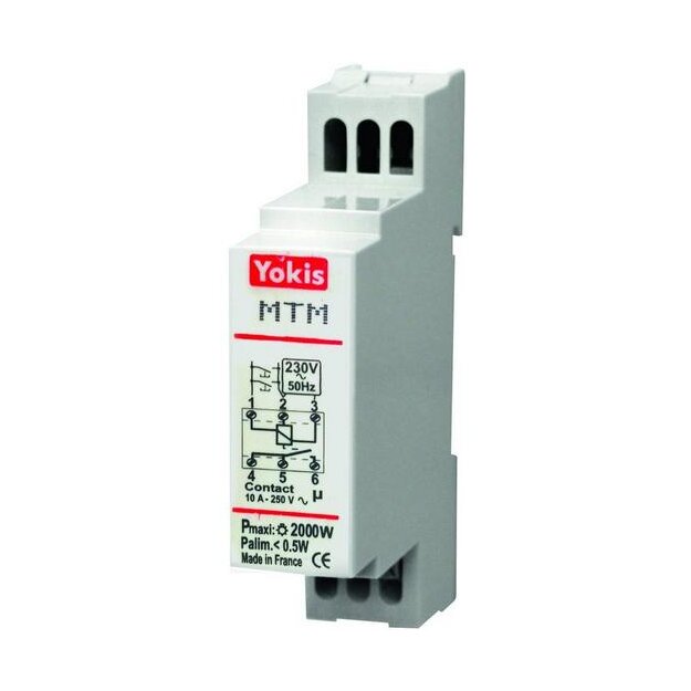 Grothe 5454361 Treppenlicht-Zeitschalter Hutschiene MTM2000M