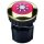 Grothe 63042 Klingeltaster Messing vergoldet Kunststoff Rot Protact 102 LED