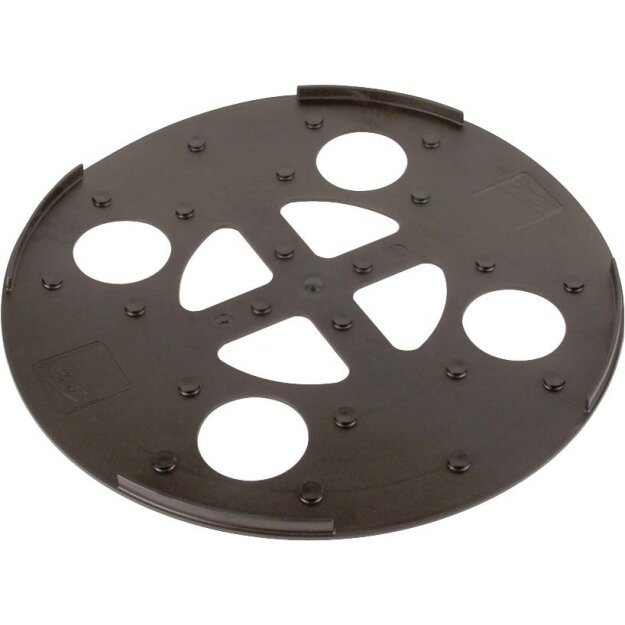 Dehn 102050 Unterlegplatte Kunststoff D 370mm schw ULP KS D370 SW