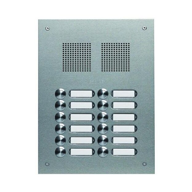 Grothe 78826 Türstation V2A Edelstahl gebürstet TS 788 2-6