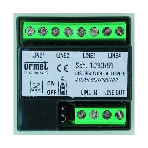 Grothe 74746 Video-Verteiler 2Voice-Technologie VV 1083/55