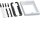 Hager UC21D6 Bausatz universN 300x250mm D-Sicherung Sammelschienensystem 60/3-polig Waagerecht