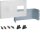 Hager UC22TM2 Bausatz universN 300x500mm für Lastumschalter mit Motor 125 - 400 A