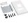 Hager UC31LH1F Bausatz universN 450x250mm für Leistungsschalter H3 + P250 mit FI