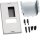 Hager UC31LH1FM Bausatz universN 450x250mm für Leistungsschalter H3 + P250 mit Motor und FI