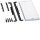Hager UC31S6 Bausatz universN 450x250mm für Sammelschienensystem 60mm 4-polig Waagerecht