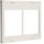 Hager UC32ST2 Bausatz universN 450x500mm für zwei Trenner NH2 auf Montageplatte