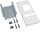 Hager UC41LH34FM Bausatz universN 600x250mm für Leistungsschalter H3 + P630A 4-polig FI + Motor