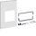 Hager UC52LAW22 Bausatz universN 750x500mm für ACB HW1 Fix IP54 2-Feld 400mm Tiefe