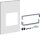 Hager UC52LAX22 Bausatz universN 750x500mm für ACB HW1 Fix/Draw-Out IP54 2-Feld 600mm Tiefe
