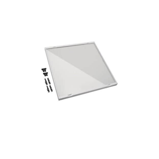 Hager UC53BAKL Bausatz universN 750x750mm Berührungsschutzabdeckung Klarsicht