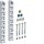 Hager UST447 Hauptsammelschienenträger universN UST4 1600A für Cu 2x 40x10 4-polig