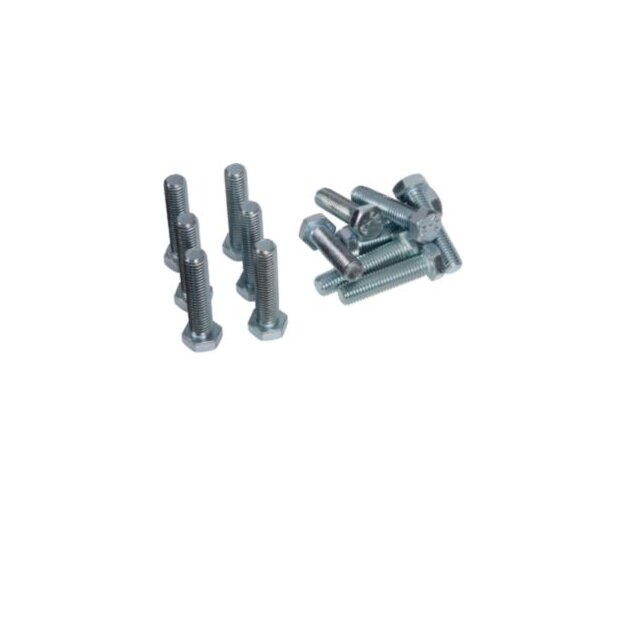Hager UVZ5M12S Sechskantschraube M12x50mm Zubehör für Schienen-Stabilisierung Cu 30x10 100 Stück