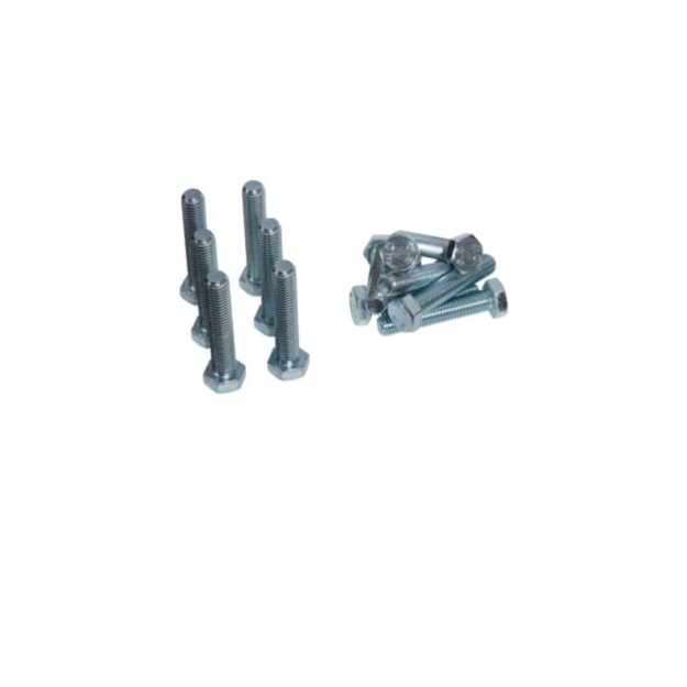Hager UVZ6M12S Sechskantschraube M12x60mm Zubehör für Schienen-Stabilisierung Cu 50x10 50 Stück