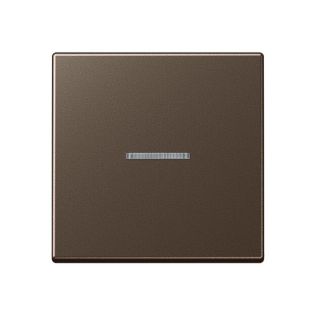 Jung A10911STRFMO KNX RF Taster 1-fach (Duroplast lackiert) Mokka Serie A
