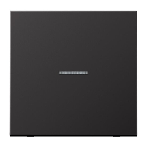 Jung AL10911STRFD KNX RF Taster 1-fach (Metallausführung) Dark (lackiertes Aluminium) Serie LS