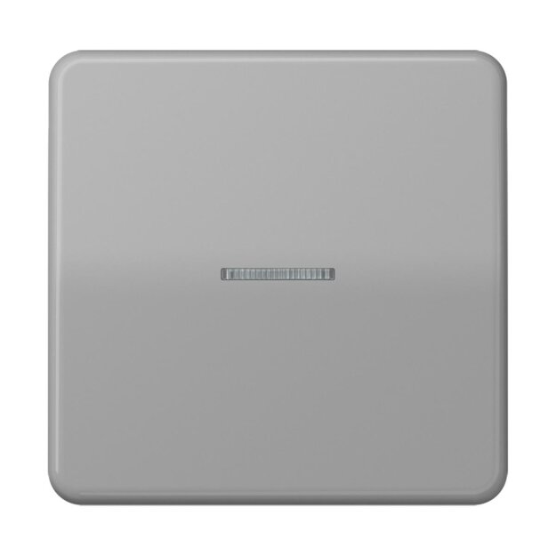 Jung CD10911STRFGR KNX RF Taster 1-fach (Duroplast hochkratzfest glänzend) Grau Serie CD