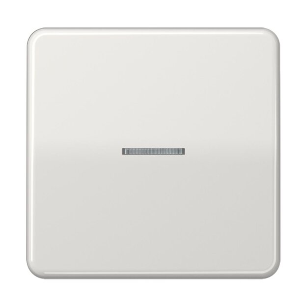 Jung CD10911STRFLG KNX RF Taster 1-fach (Duroplast hochkratzfest glänzend) Lichtgrau Serie CD